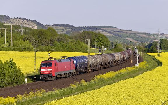 Transport von chemischen Produkten auf der Schiene