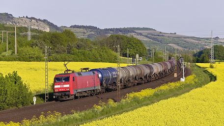 Transport von chemischen Produkten auf der Schiene