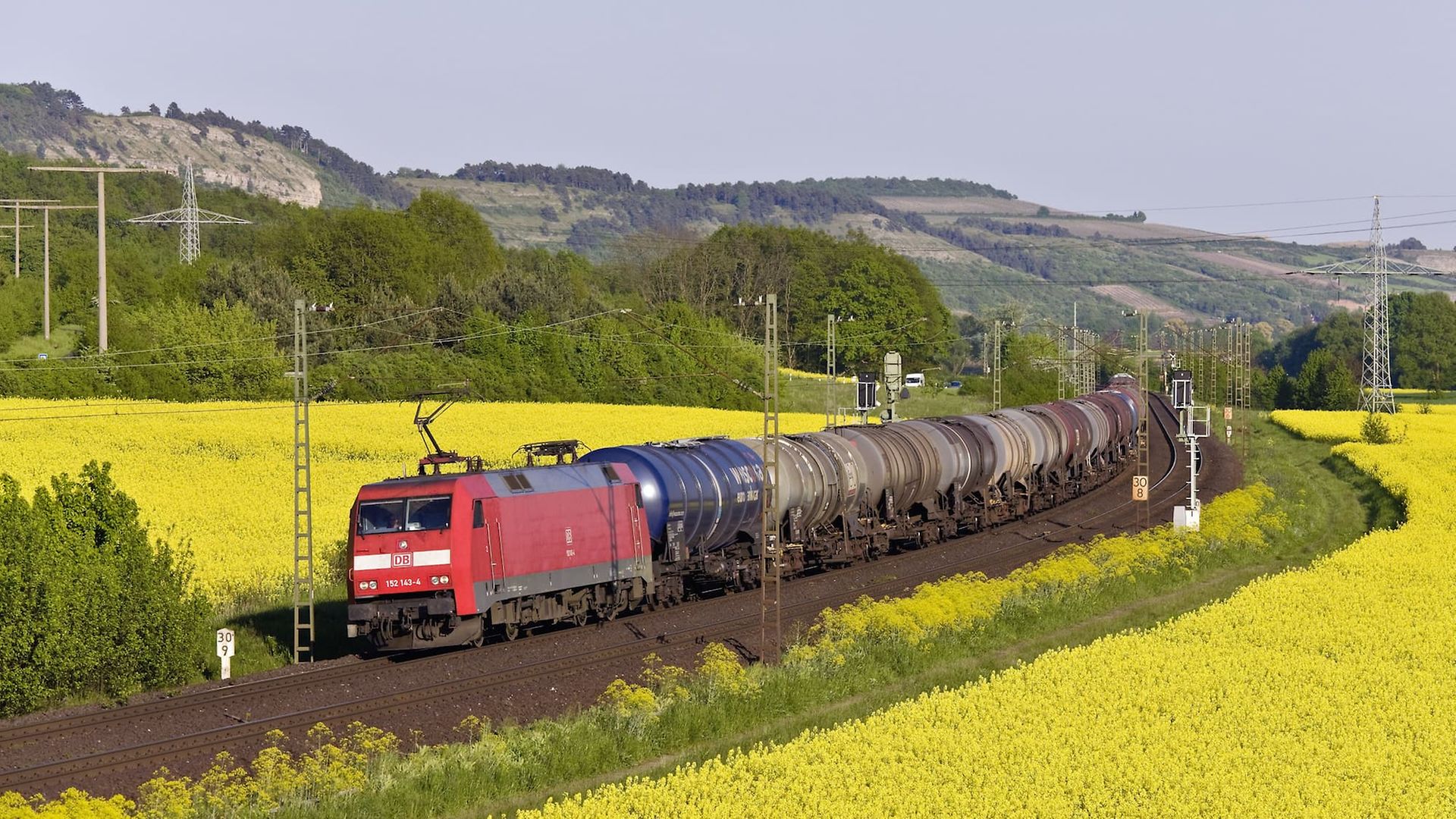 Transport of chemical products by rail