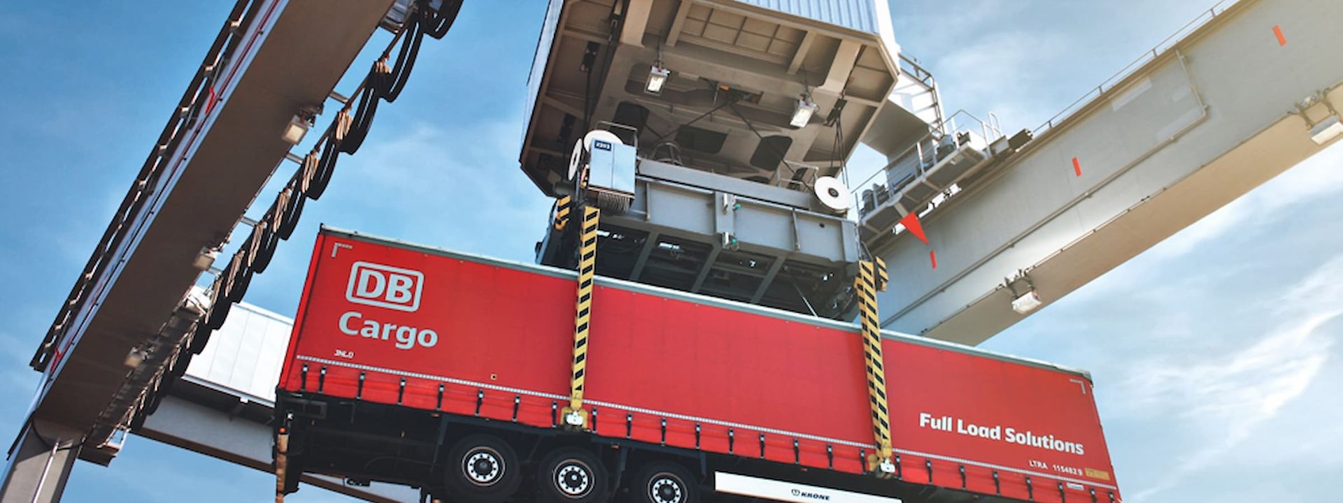 Umschlag einer Wechselbrücke